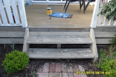 Outdoor Timber Deck Step Re-Build