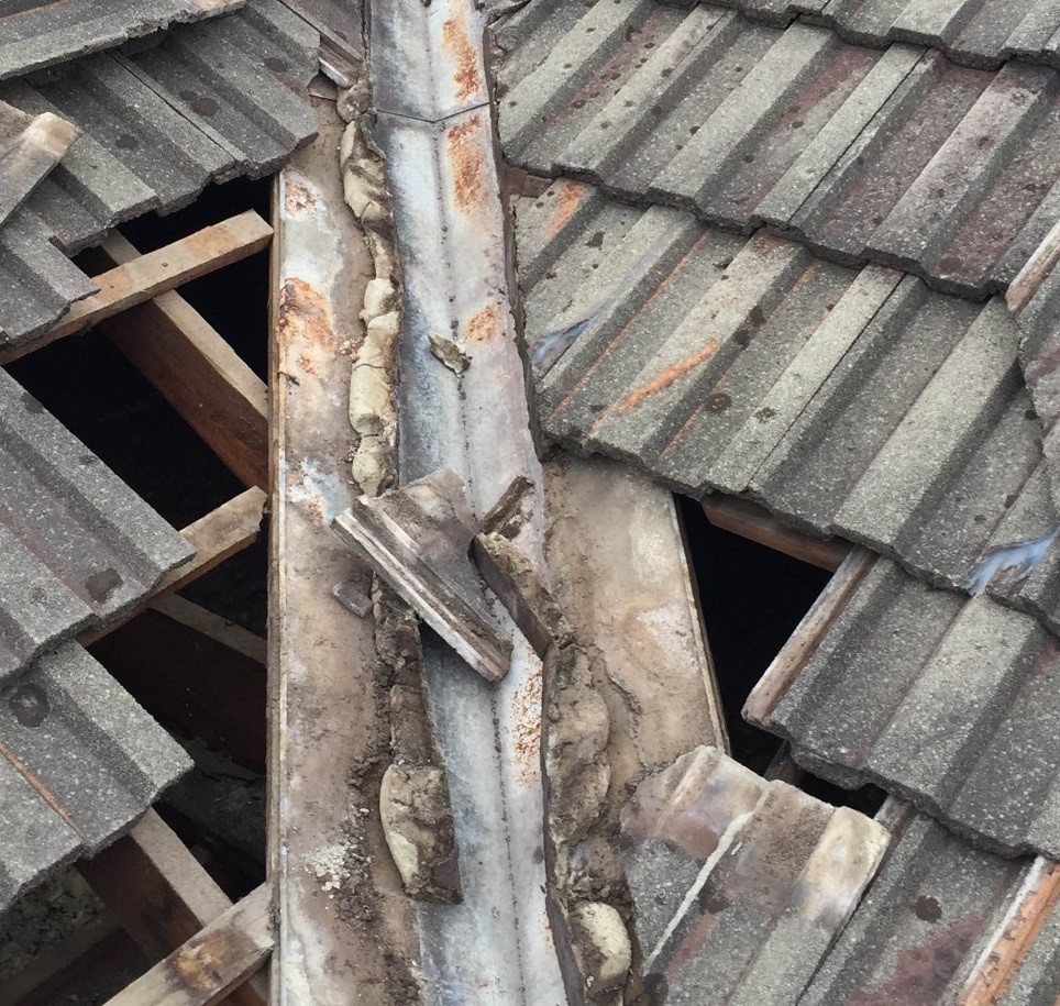 Exemplary Roof Leak Repairs on Valley of Residential Shingle Roof; Roofing  Stock Photo - Image of house, roof: 93127008